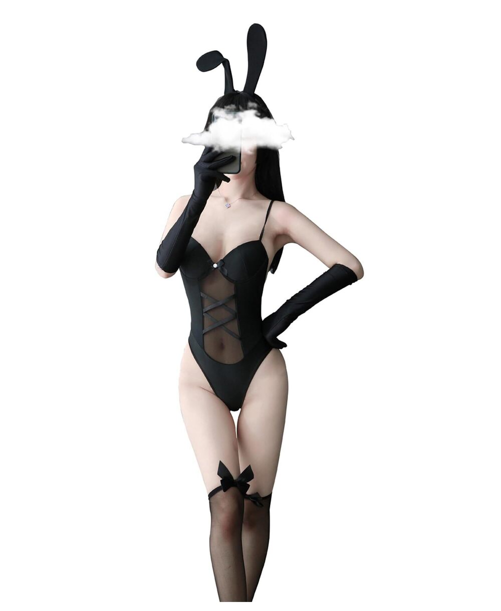 8725 Sexy Bunny Costume Bunny Girl One Piece Bodysuit Anime Cosplay Rabbit